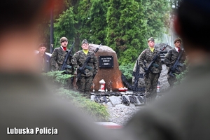 mundurowi na uroczystości