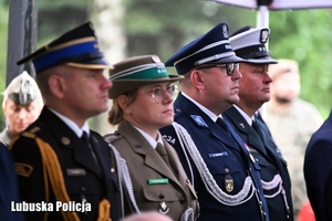 mundurowi na uroczystości