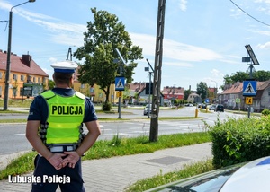 Policjant podczas służby