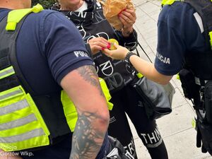 policjanci podczas działań "NURD"