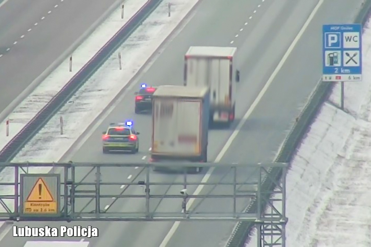 Bezpieczeństwo na A2 w obiektywie policyjnego drona