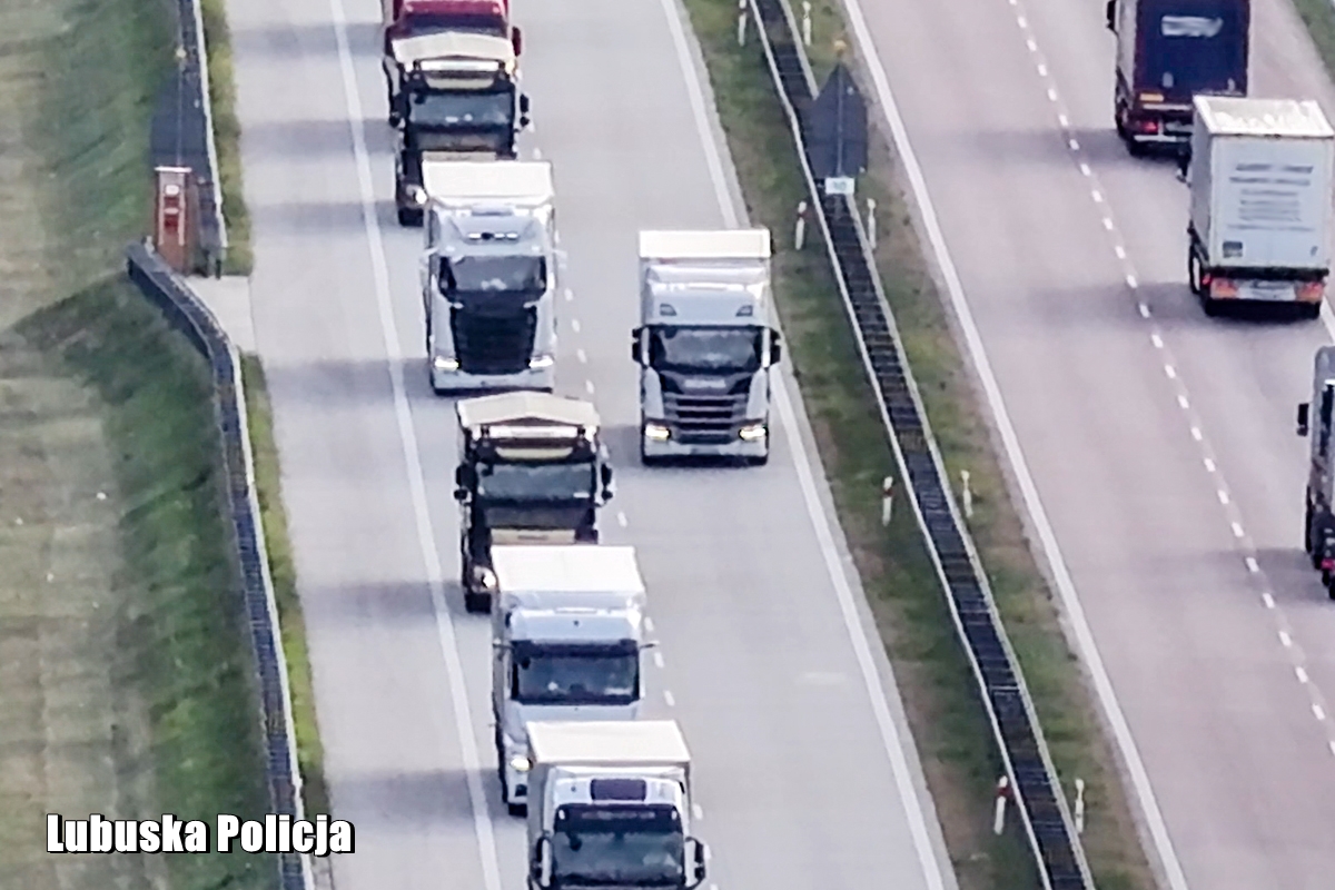 Bezpieczeństwo na A2 w obiektywie policyjnego drona