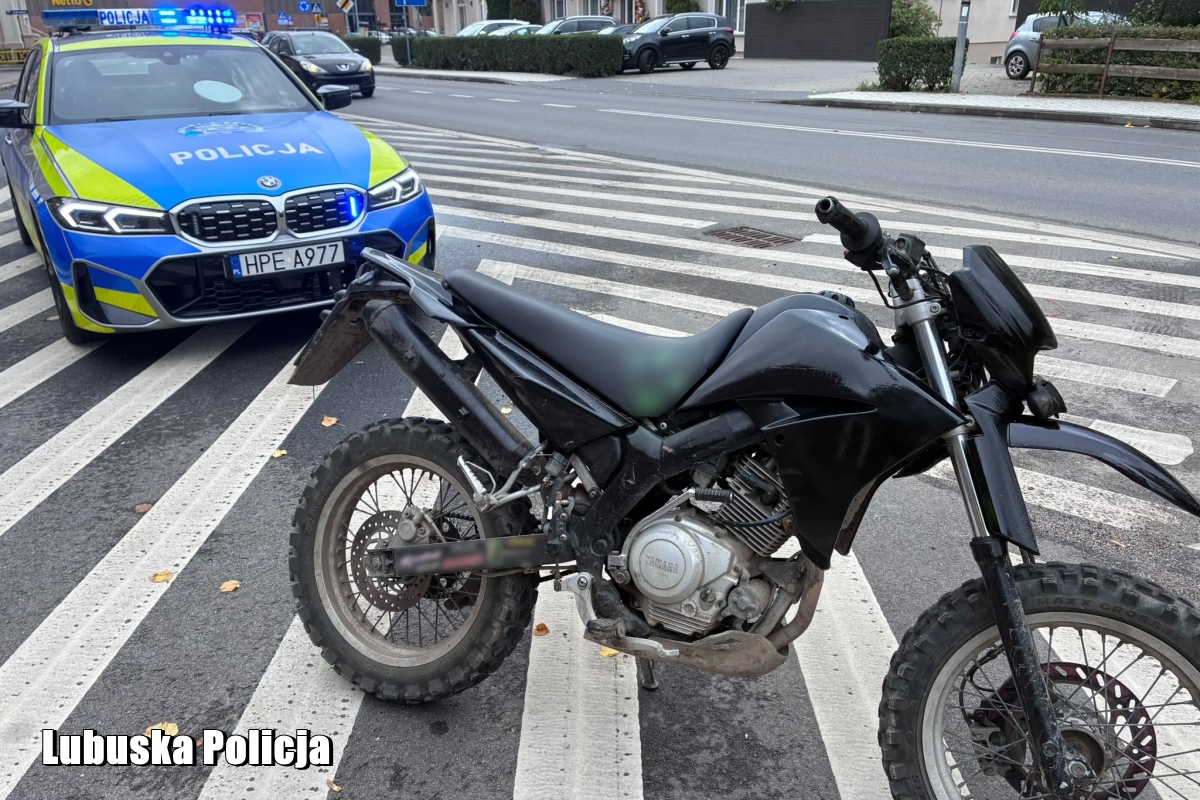 Zatrzymanie motocyklisty podejrzanego o włamania do altanek w Świebodzinie