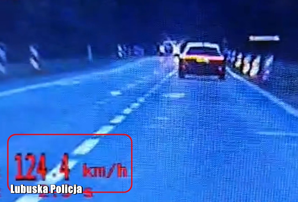 Kierowca stracił prawo jazdy za znaczną nadwyżkę prędkości w rejonie Przyborowa