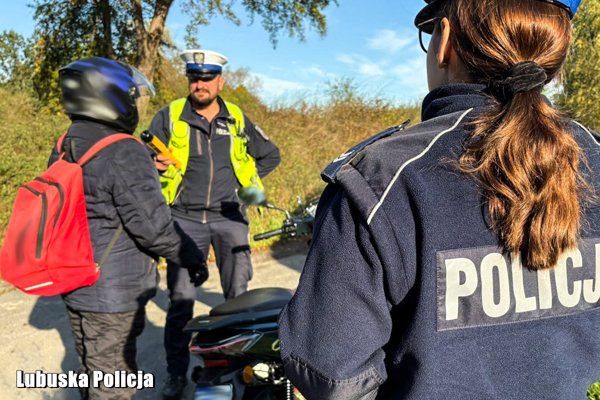 Kontrole motocyklistów w powiecie sulęcińskim