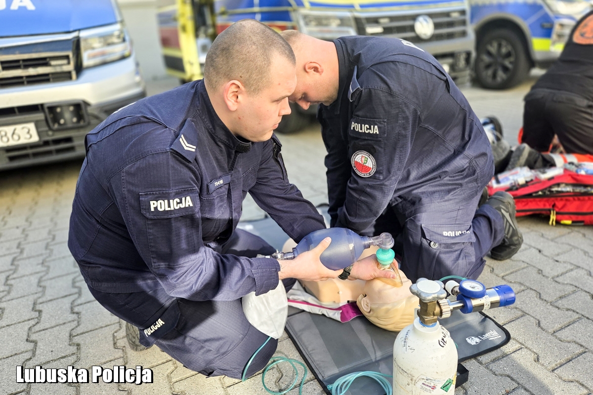 Szkolenie z pierwszej pomocy dla lubuskich policjantów